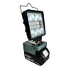 Makita Compatible 18v White & Orange LED Light with USB Charger