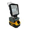 Dewalt Compatible 18v White & Orange LED Light with USB Charger